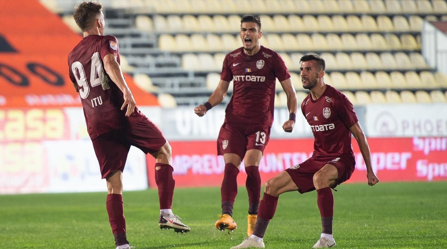CFR Cluj a pierdut cu 5-0 în fața AS Roma