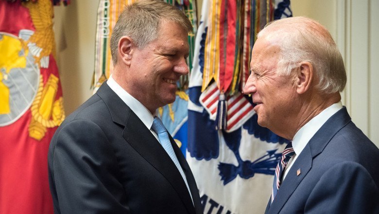 Klaus Iohannis, discuţie cu preşedintele SUA, Joe Biden, înainte de începerea Summit-ului NATO