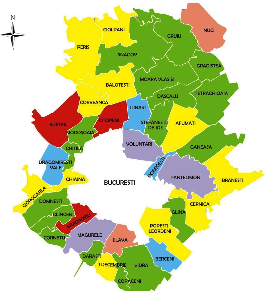 Încă șase comune din Ilfov intră în carantină