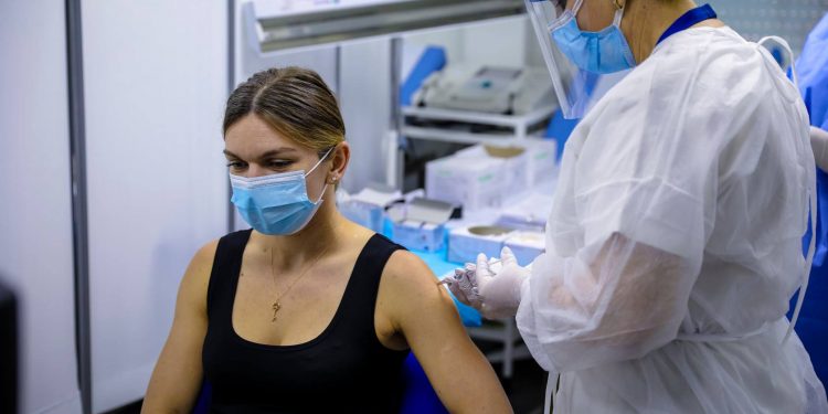 Simona Halep s-a vaccinat anti-Covid-19