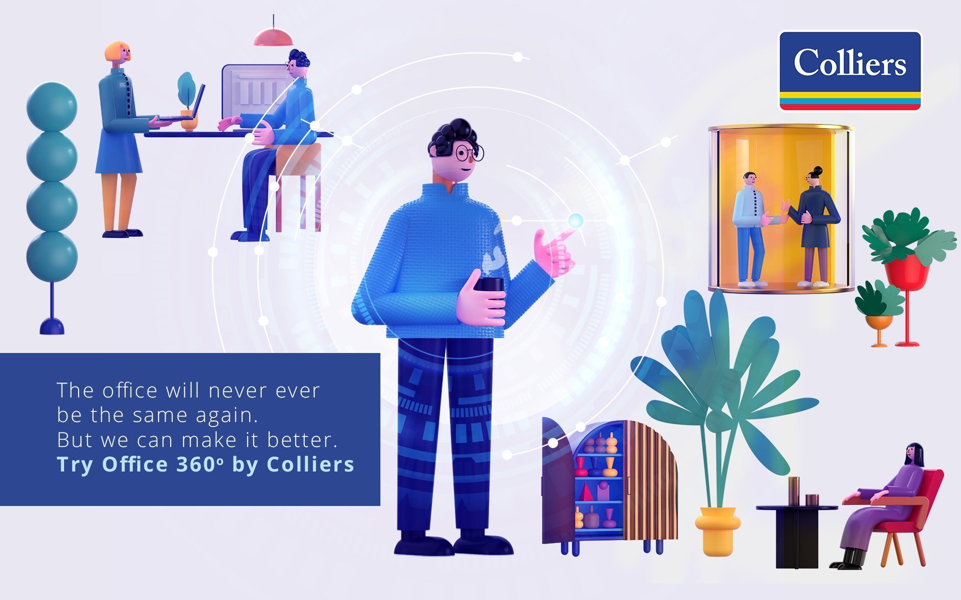 Colliers a lansat serviciul Office 360​​°