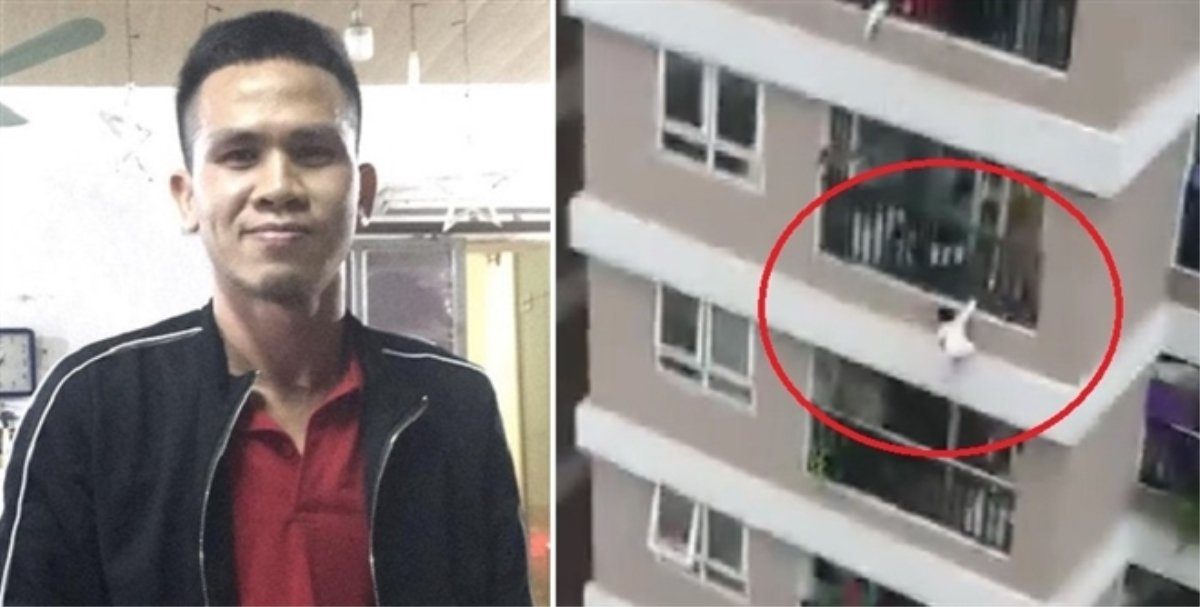 Curierul devenit erou: A prins în brațe o fetiță căzută de la etajul 12 (VIDEO)