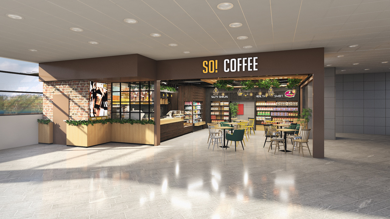 Lagardère Travel Retail deschide o cafenea So!Coffee în aeroportul Avram Iancu din Cluj-Napoca