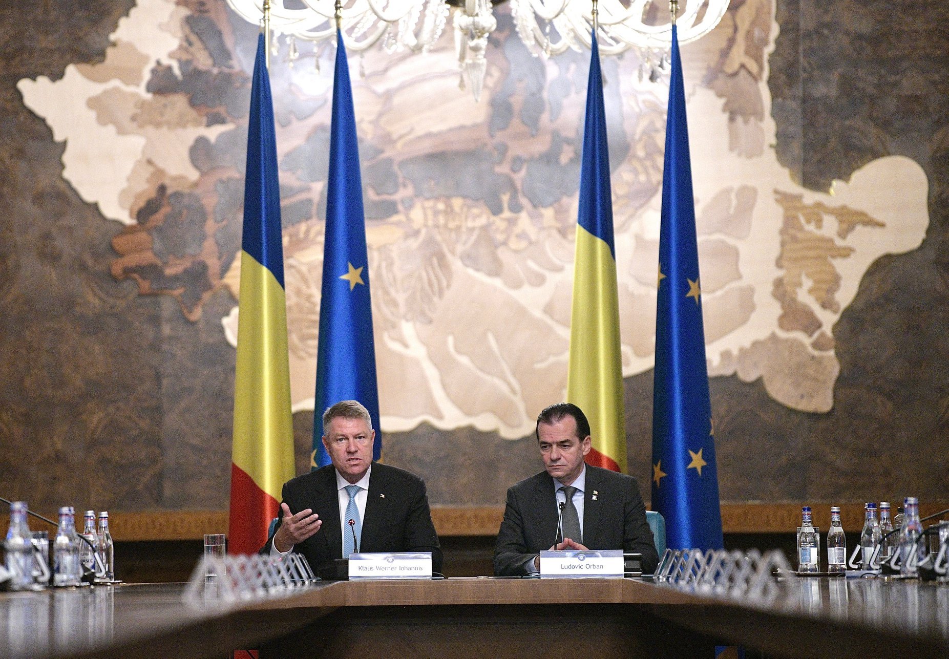 Klaus Iohannis și Ludovic Orban