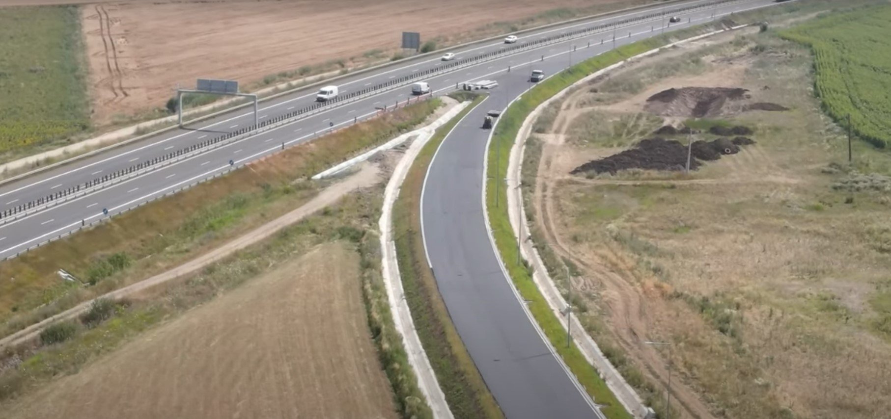 Nodul rutier de la Sebeș, cu bretelele către Deva, a fost deschis. Urmează bretelele pe legătura cu Sibiu (Video)
