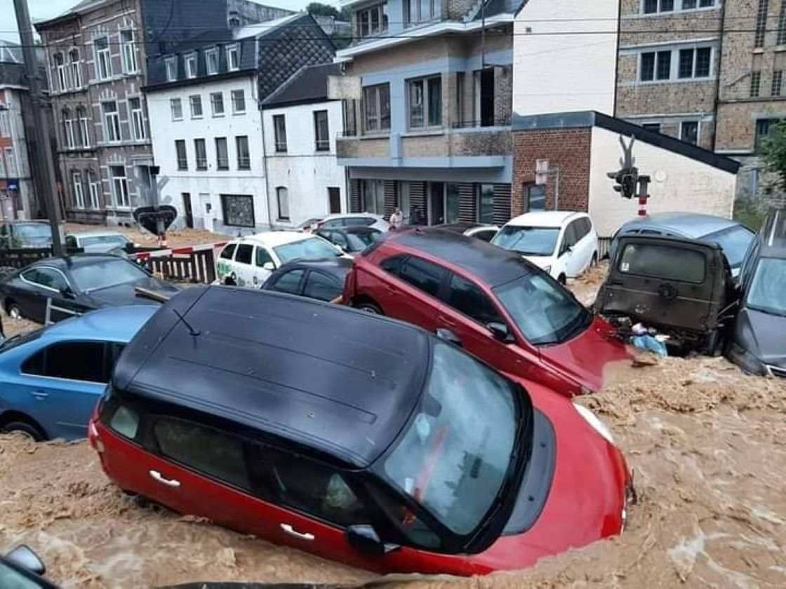 Noi inundații în Belgia, după furtuni violente