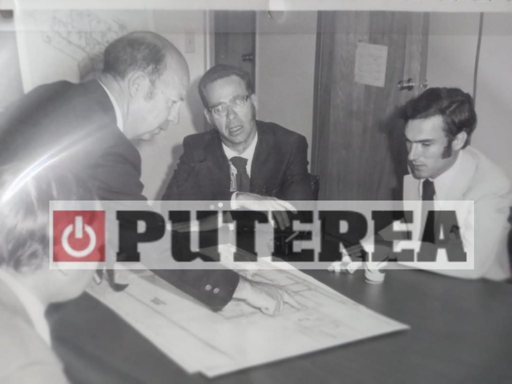 Nicu Ceaușescu în vizită la Centrul "General Atomic" de la San Diego
