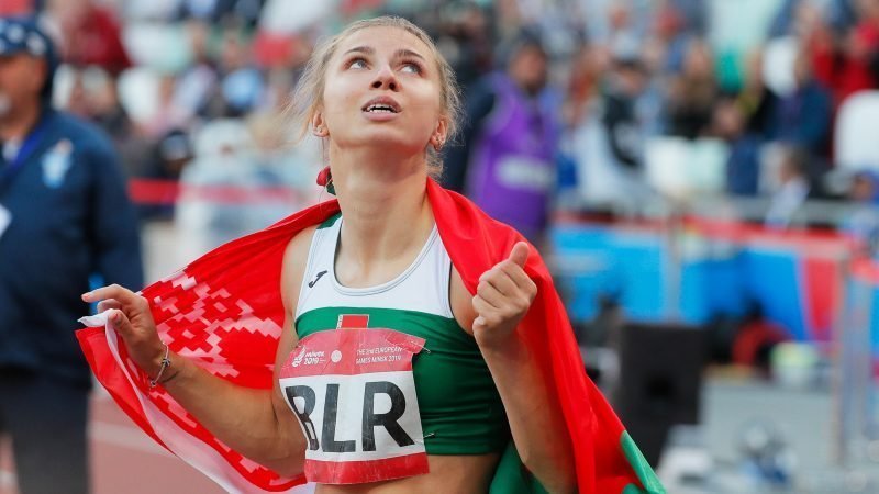 Viză pentru atleta din Belarus forțată de autoritățile țării sale să plece acasă