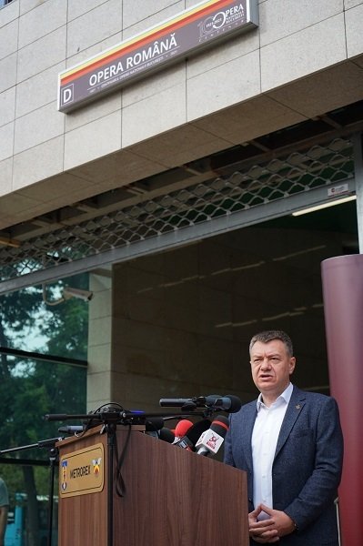A fost inaugurată staţia de metrou “Opera Română”. Ministrul Culturii: Îmi doresc ca această modificare temporară să devină definitivă