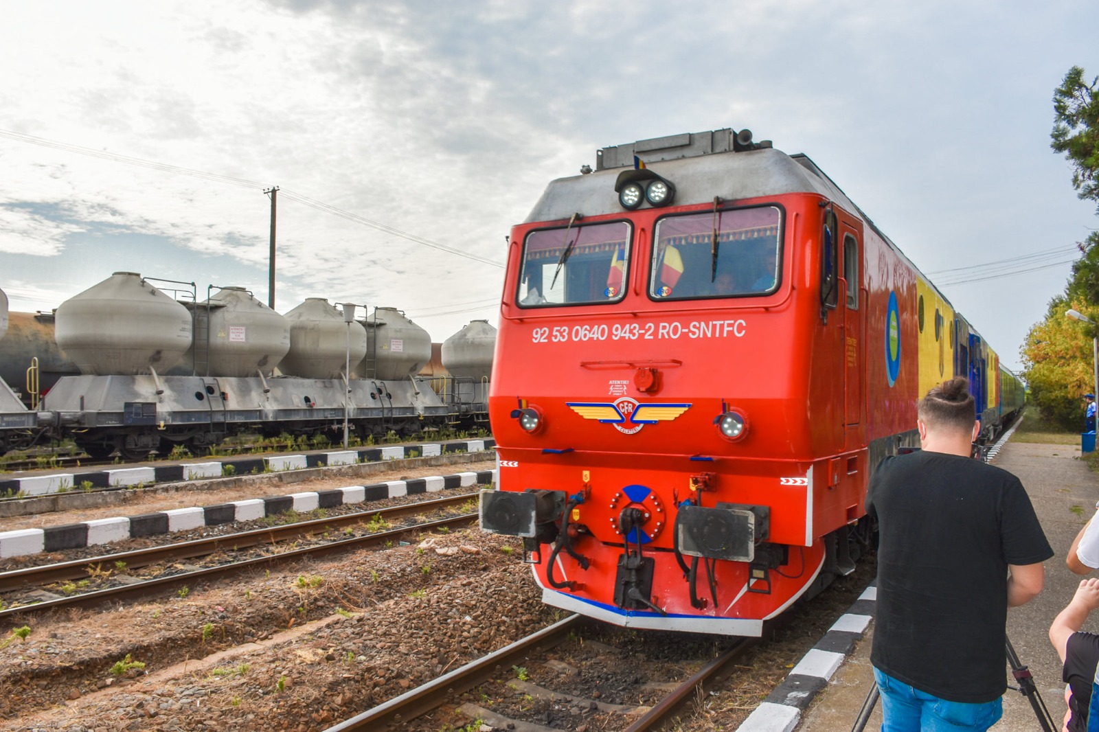 Trenul „Connecting Europe Express” a ajuns vineri la Giurgiu