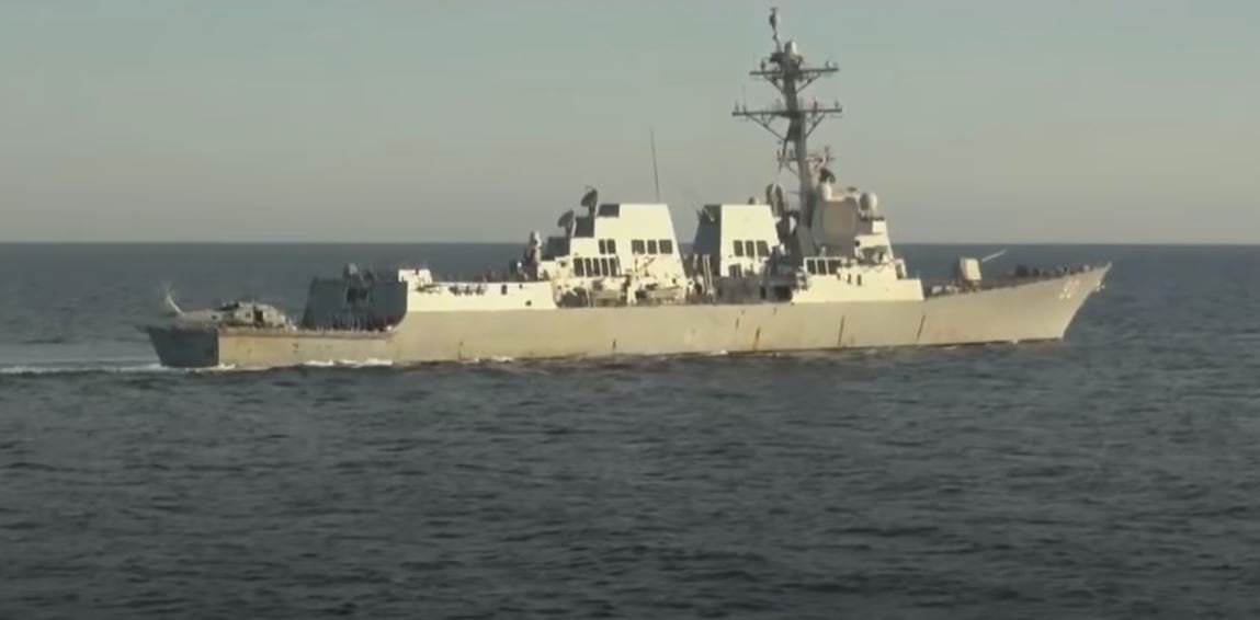 Distrugătorul US Navy „Chafee”, sursa: RT