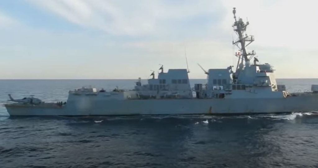 Distrugătorul US Navy „Chafee”, sursa: RT