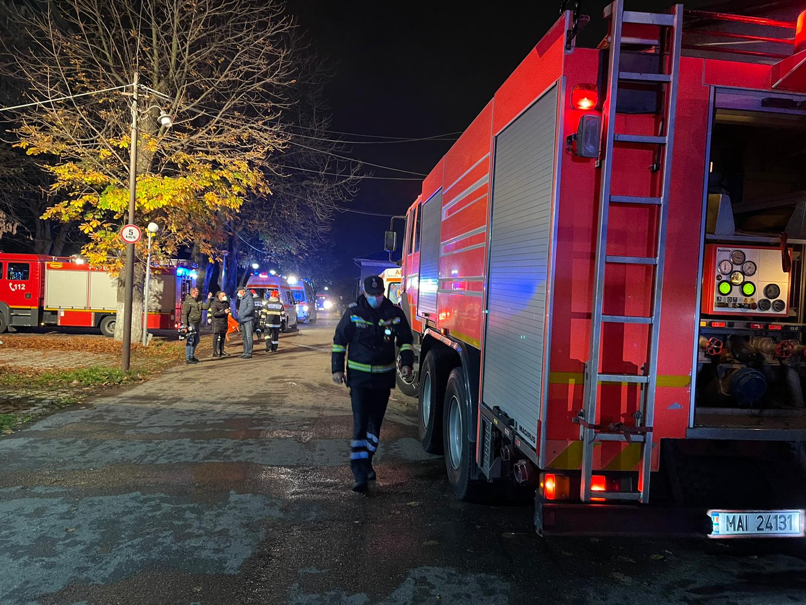 UPDATE: Incendiu la un Spital Covid 19 din Ploiești, doi morți. Secția afectată era proaspăt renovată (galerie foto)