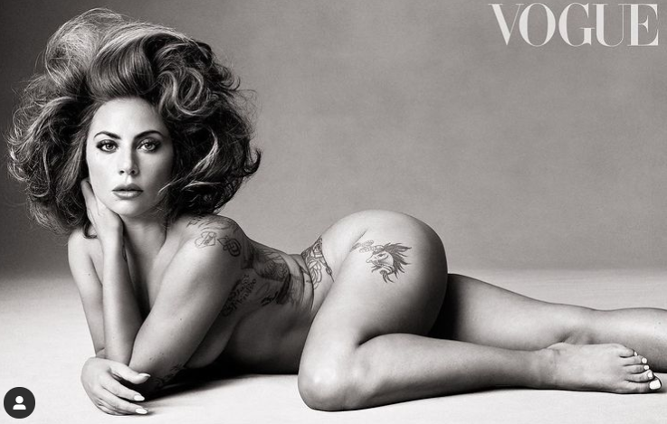 Lady Gaga, apariție nud în revista Vogue