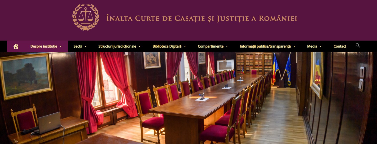 Curtea de Casație și Justiție a lansat un nou motor de căutare a jurisprundeței pe platforma adiacentă site-ului oficial
