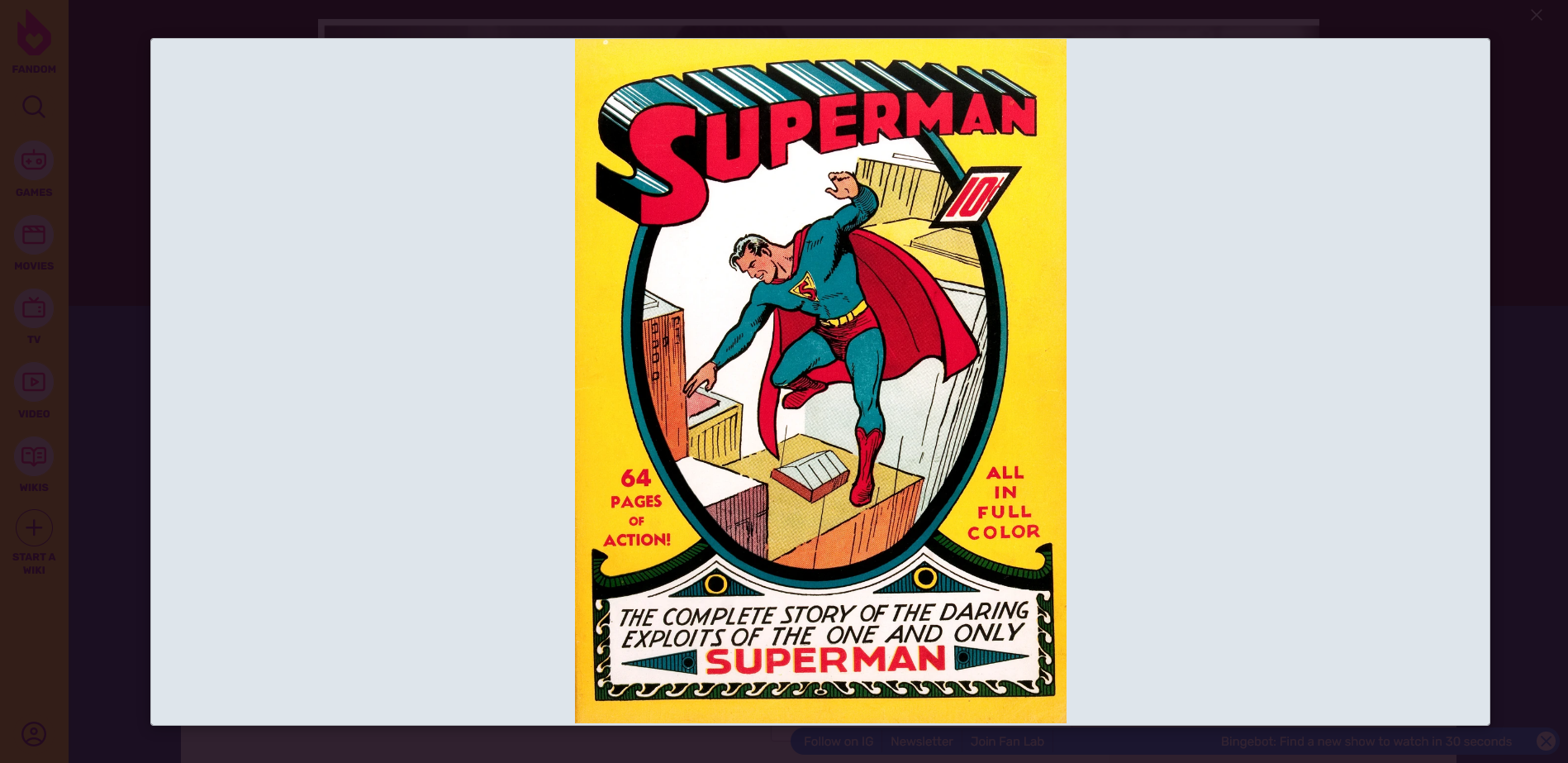 Super-record pentru Superman: a obținut 2,6 milioane de dolari cu doar 10 cenți