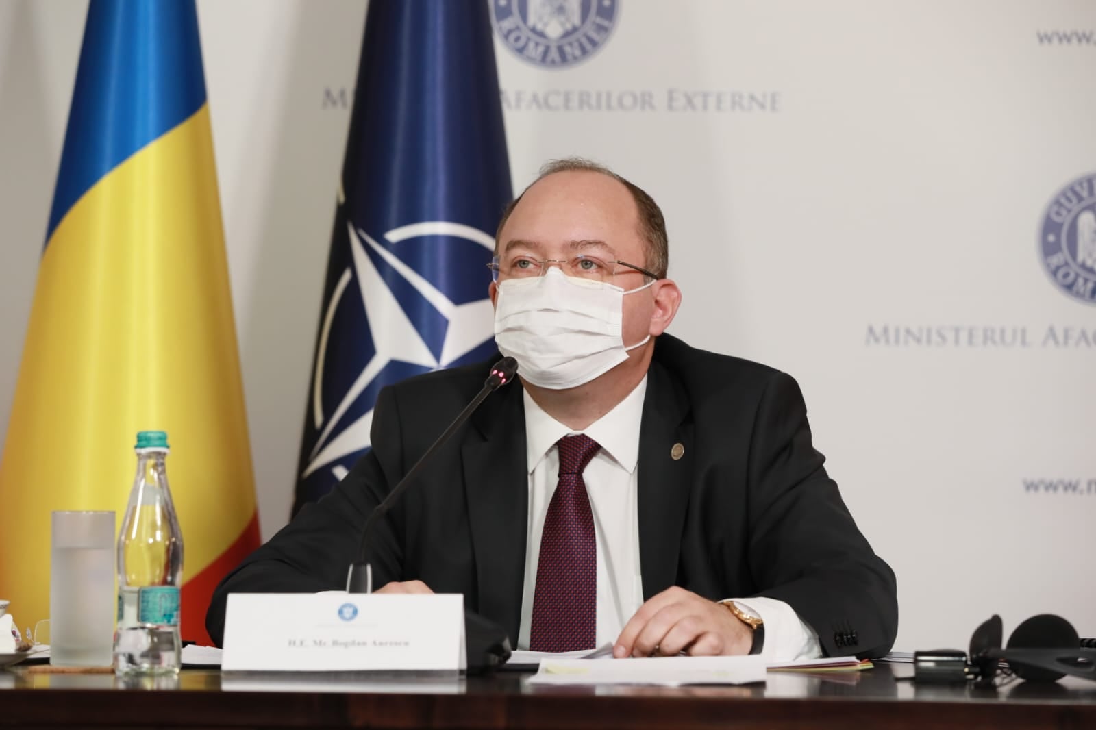 Ministrul Bogdan Aurescu: Ambasada României de la Kiev, pe deplin funcțională