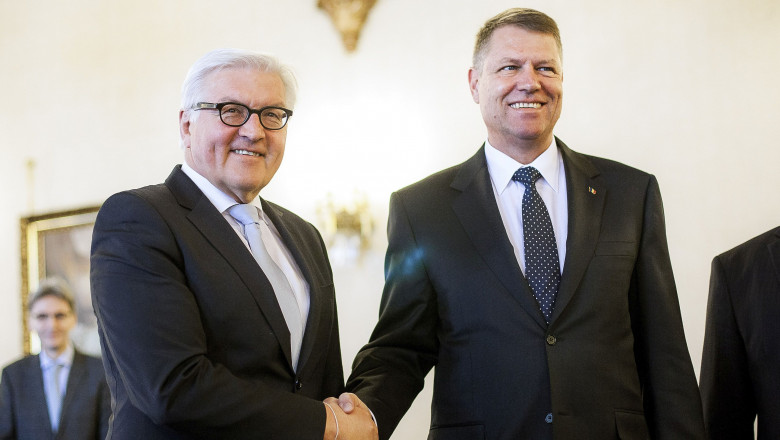 Preşedintele Klaus Iohannis îl primeşte miercuri la Cotroceni, pe omologul german Frank-Walter Steinmeier
