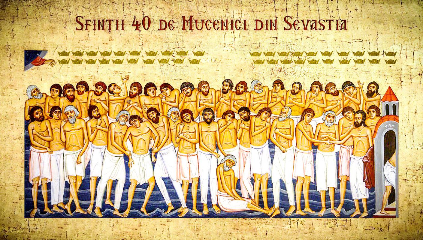 Cea mai puternică rugăciune făcătoare de minuni către Sfinții 40 de Mucenici din Sevastia