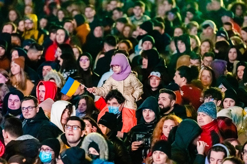 Nicuşor Dan: Peste 750.000 de euro, fonduri strânse până acum, cu ajutorul concertului We Are One pentru oamenii din Ucraina