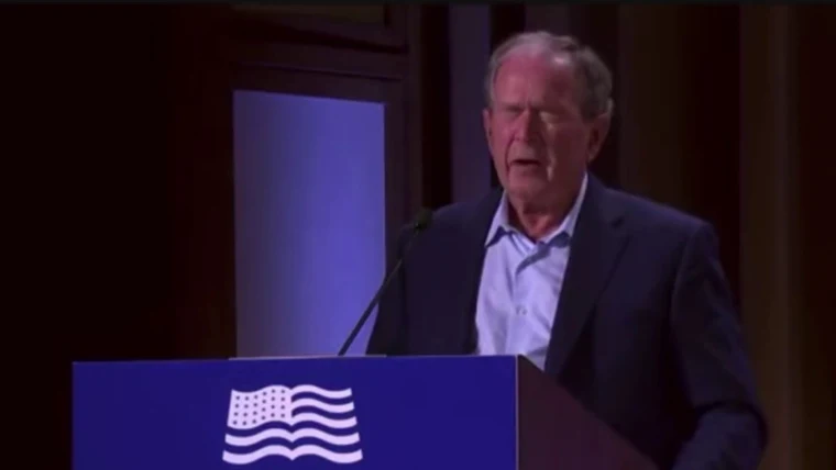 George W. Bush face o nouă gafă. Fostul președinte al SUA a încurcat Ucraina cu Irak