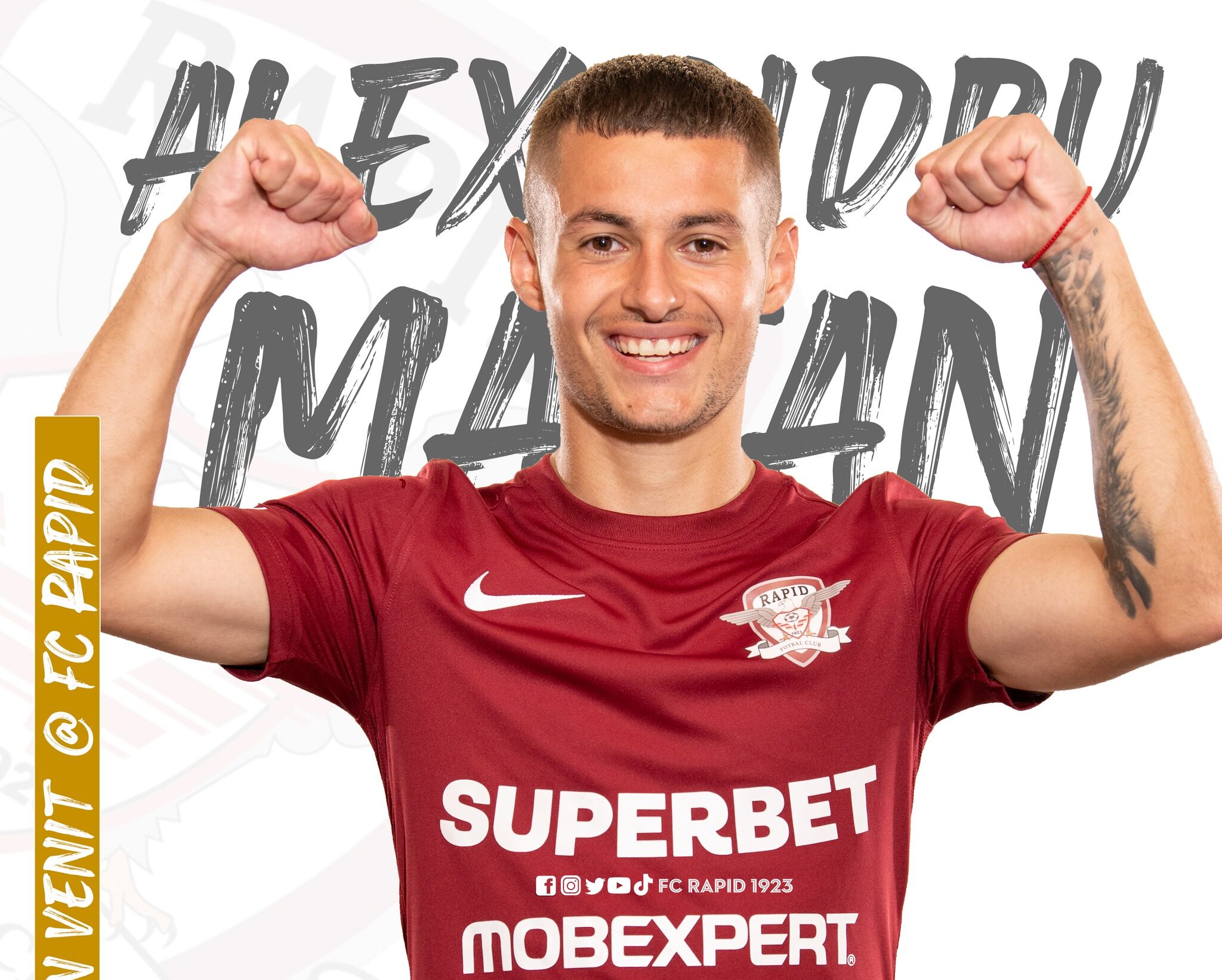 Alexandru Măţan va evolua la Rapid: “Este un jucător tânăr care are nevoie să joace în mod constant”