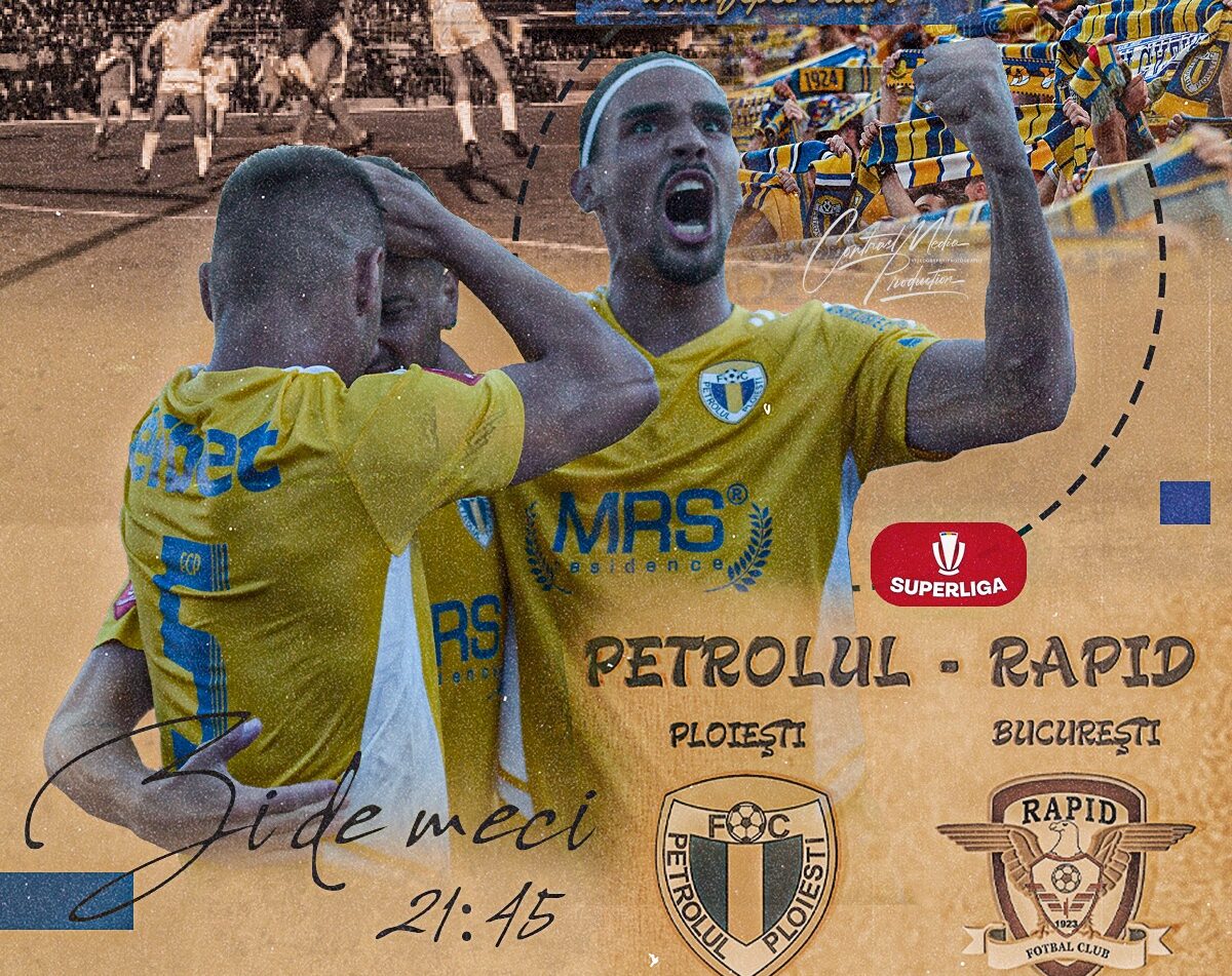 Superliga, etapa a 5-a. Capul de afiș al rundei: Petrolul Ploiești – Rapid