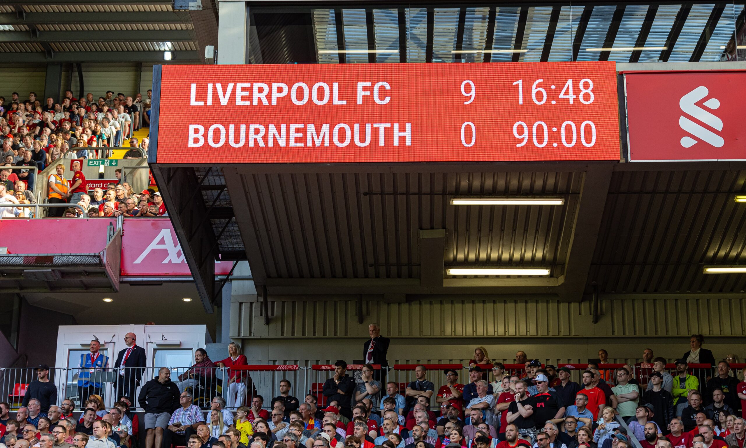 Liverpool – Bournemouth 9-0. „Cormoranii” au scris istorie în Premier League, cu prima victorie din acest sezon