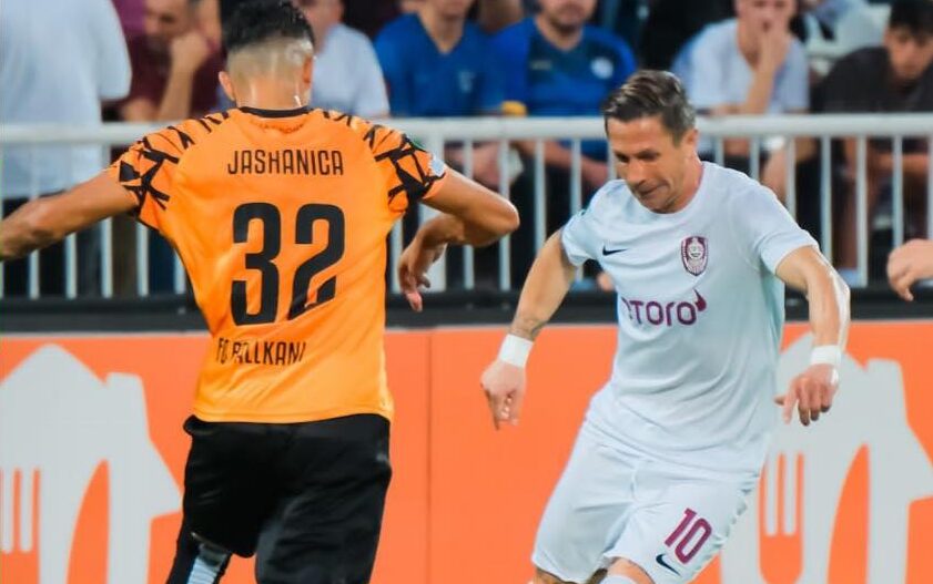 FC Ballkani – CFR Cluj 1-1, în Conference League. Yuri a salvat-o pe campioana României, în prelungiri