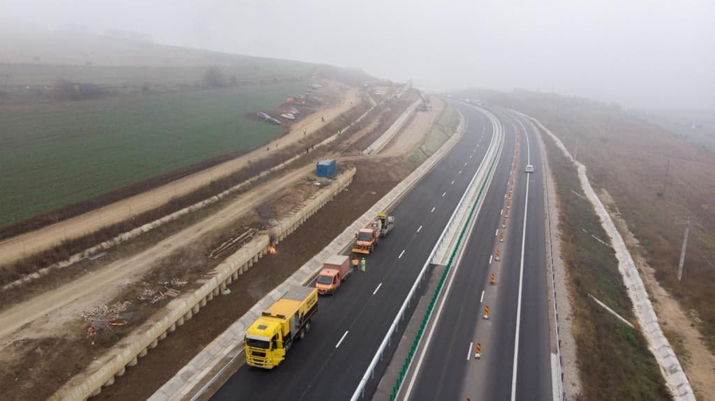 Cel mai dificil lot din autostrada Sebeș-Turda va fi în folosință pe ambele sensuri săptămâna aceasta