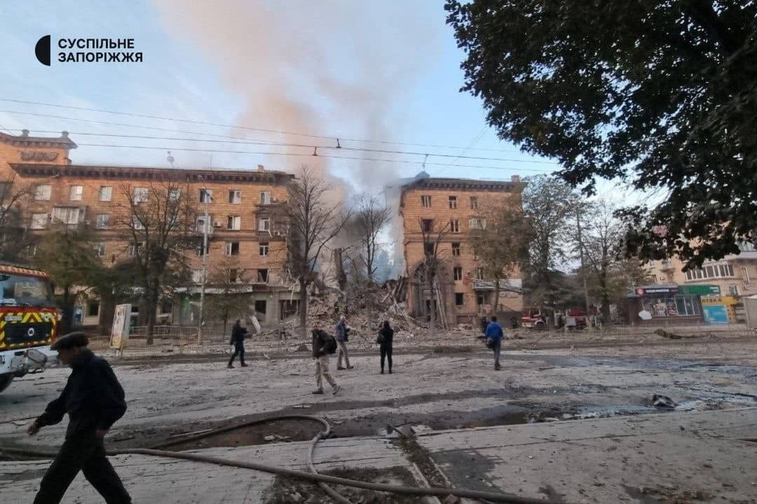 Rușii au bombardat orașul Zaporijjea