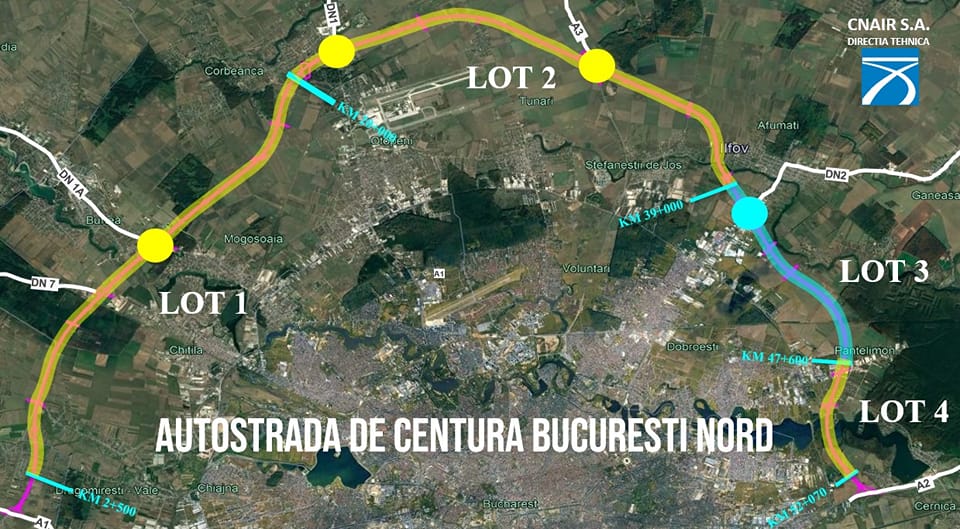 Chinezii vor construi lotul 3 din Autostrada de Centură București Nord cu bani europeni