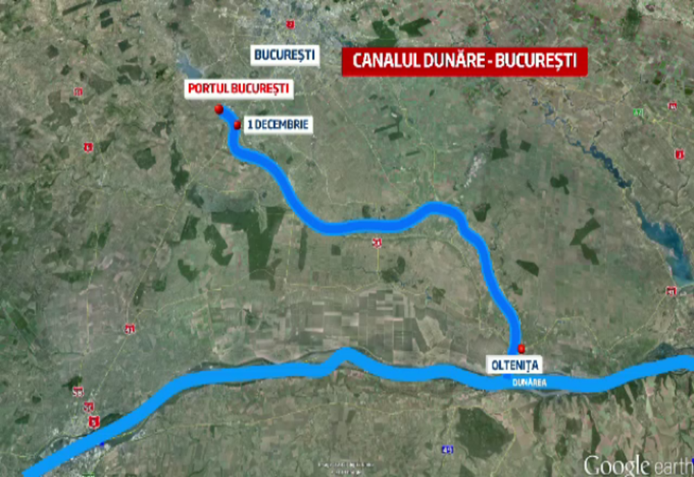 Canalul Bucureşti-Dunăre al lui Ceaușescu devine realitate? (VIDEO)
