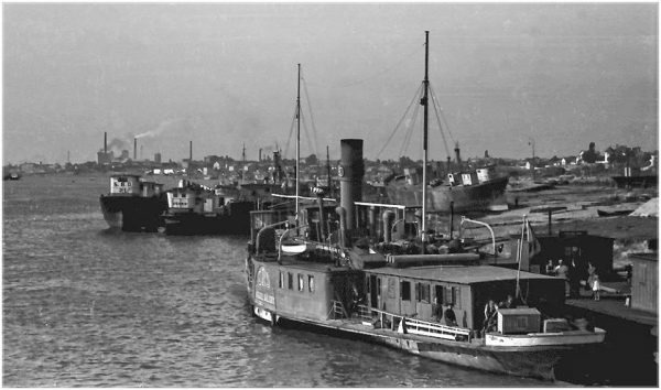 Nava „Anghel Saligny” pe vremea în care făcea parte din flota de la Dunăre