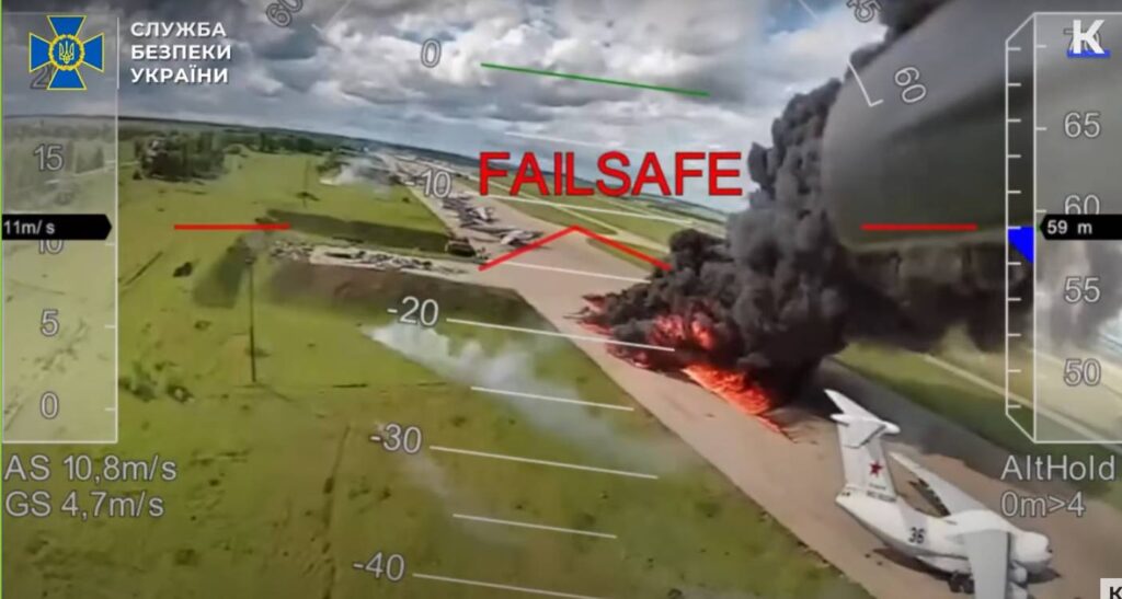 Serviciile secrete ucrainiene au publicat filmul operațiunii „Pânza de Păianjen” (Video)