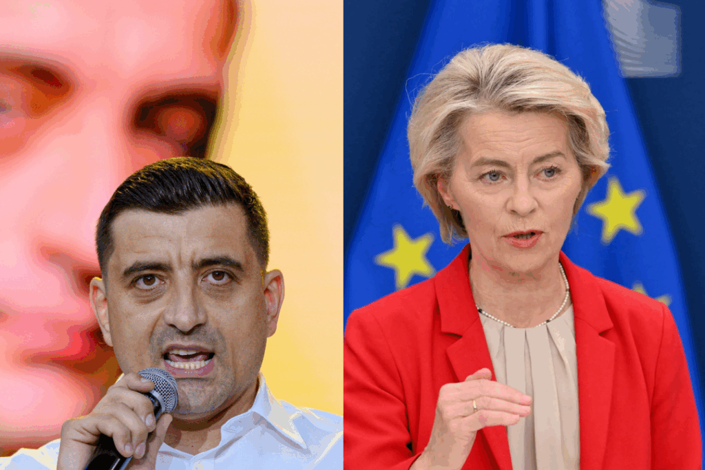 George Simion cere demiterea Ursulei von der Leyen. AUR lansează o moțiune de cenzură în Parlamentul European