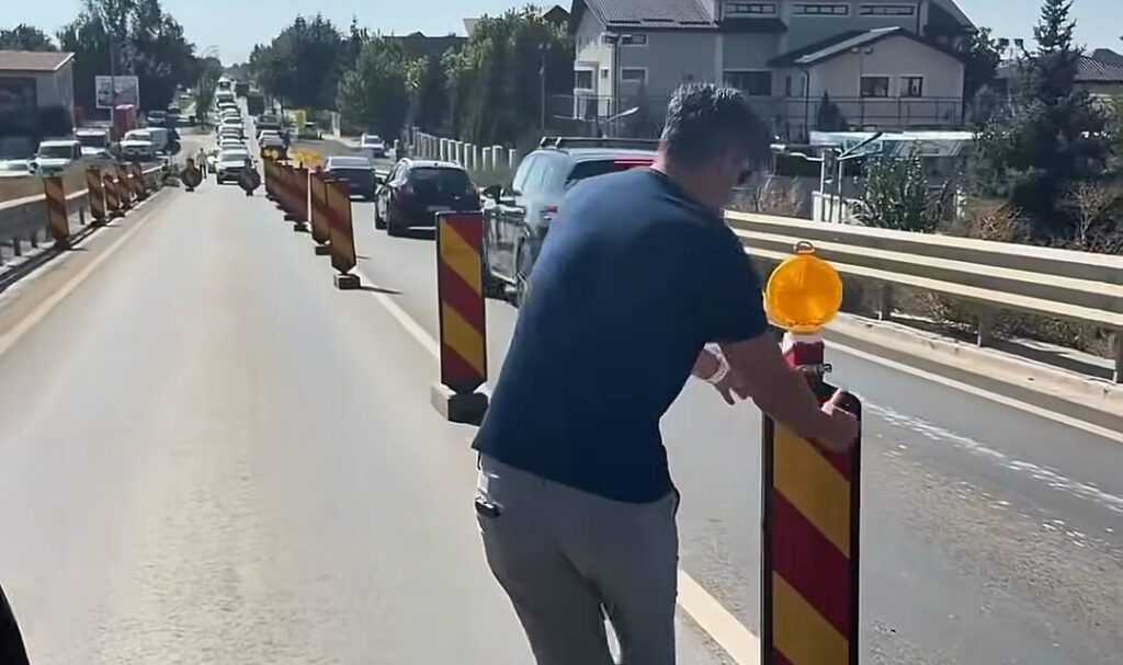 Război pe pasajul de la A0: primarul din Berceni oprit șantierul de pe A0