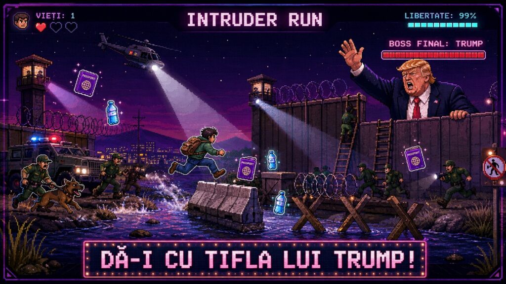 Simptome grave: Casa Albă a lansat jocuri video în care expulzezi imigranți și construiești zidul lui Trump