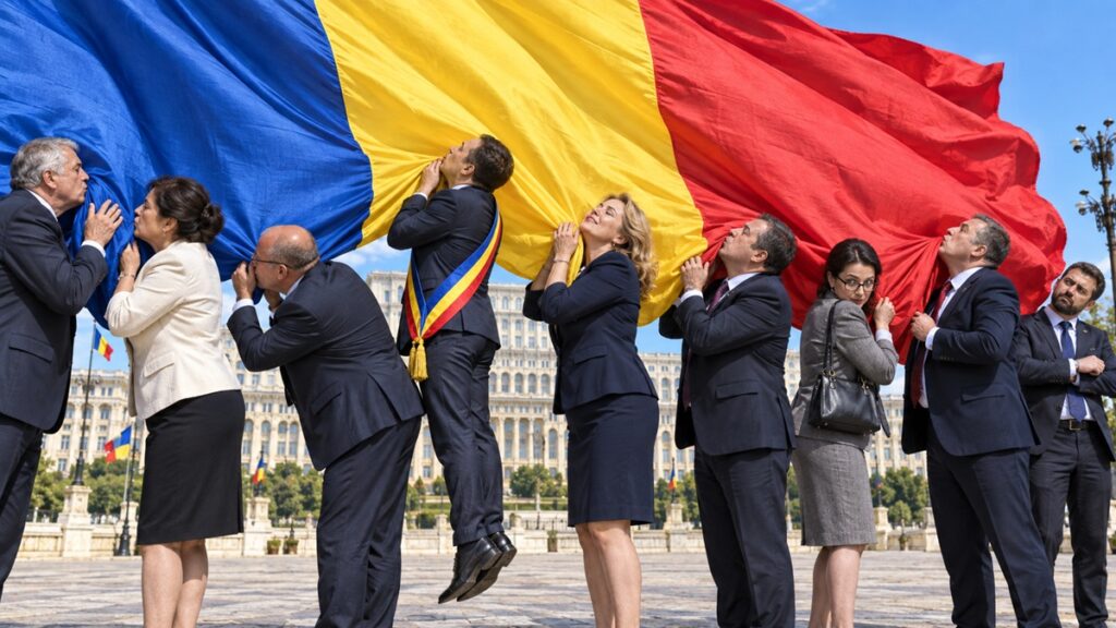 Pupă steagul sau scoate banii! AUR introduce patriotismul cu amendă