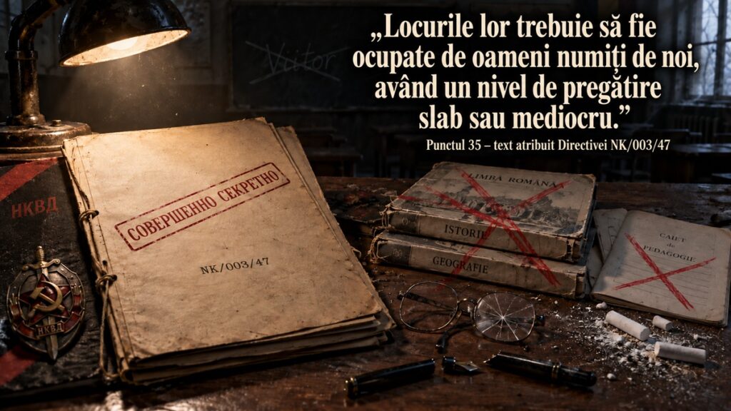 De unde vine dezastrul educațional românesc. Tovarășul de vodcă al lui Stalin s-a gândit și la noi