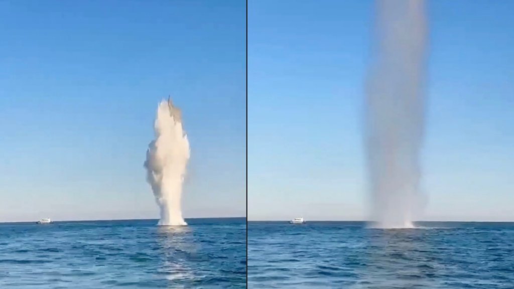 Alertă în Marea Neagră: dronă cu exploziv, detonată la câteva mile de Sulina (VIDEO)