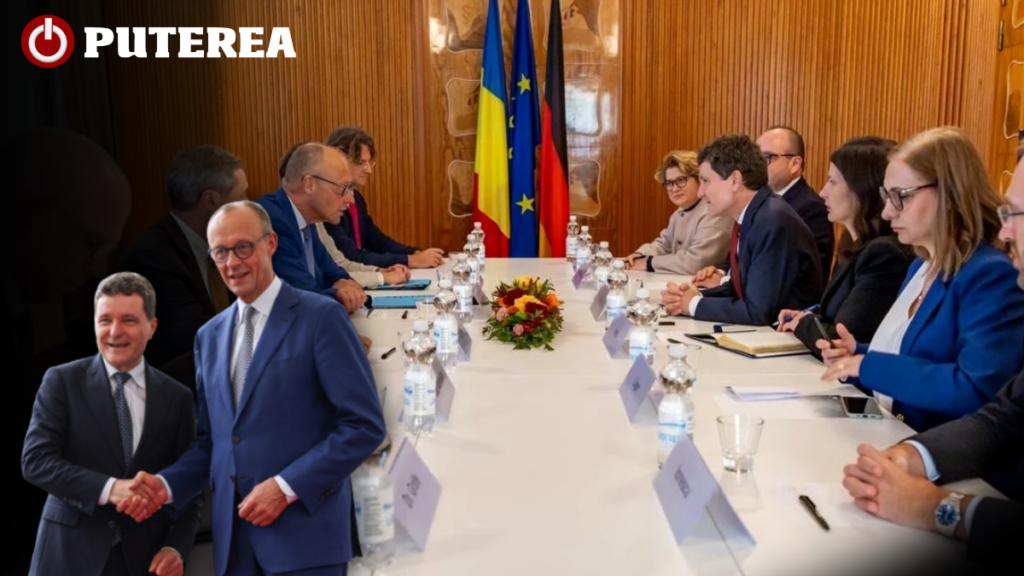 Nicușor Dan, întâlnire cu cancelarul Germaniei. Securitatea flancului estic al NATO, pe masa discuțiilor