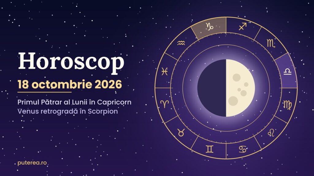 Horoscop 18 octombrie 2026 Duminica în care Luna cere decizii: zodiile care trebuie să aleagă până seara