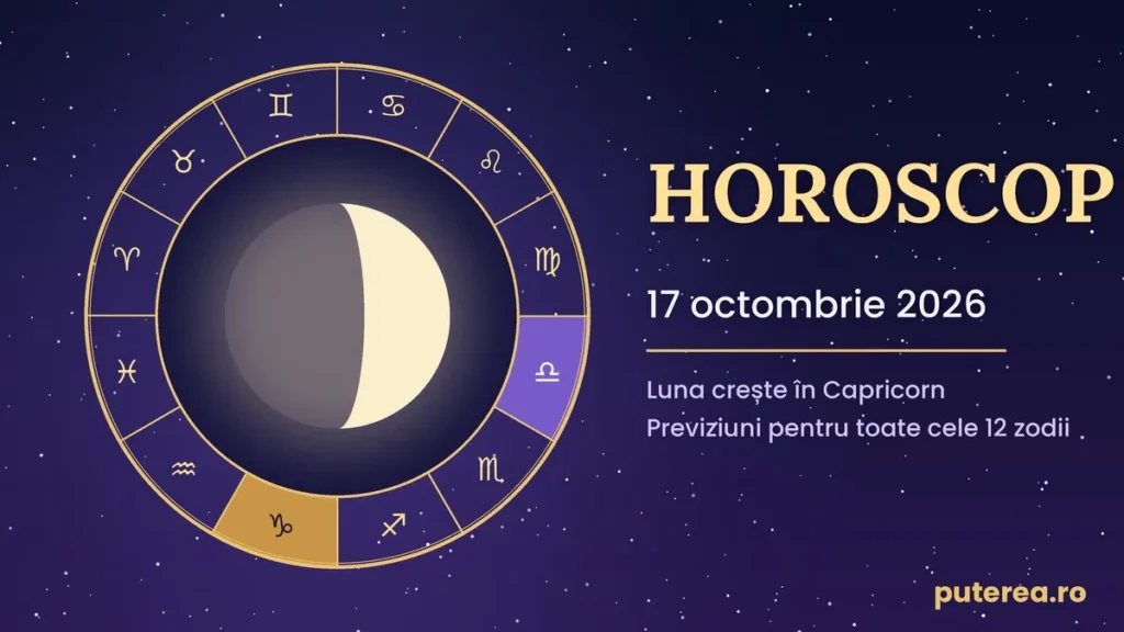 Horoscop sâmbătă, 17 octombrie 2026 Presiune la prânz pentru Berbeci, Raci și Balanțe Ce aduce ziua pentru fiecare zodie